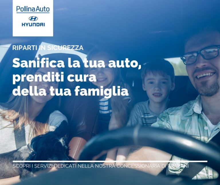 sanificazione auto hyundai - pollina auto trapani